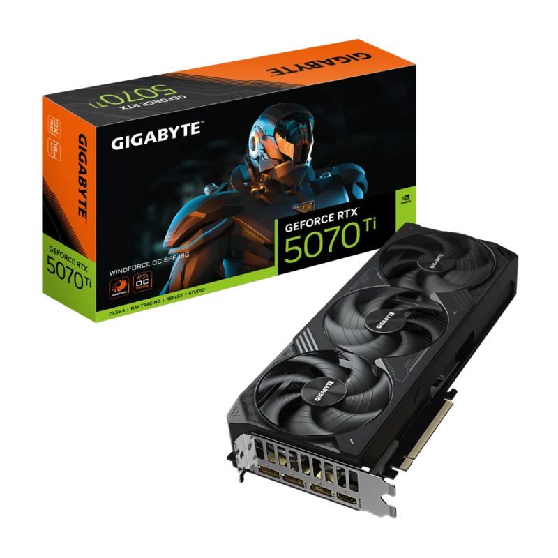 VGA Gigabyte RTX 5070 Ti WINDFORCE OC SFF 16GB